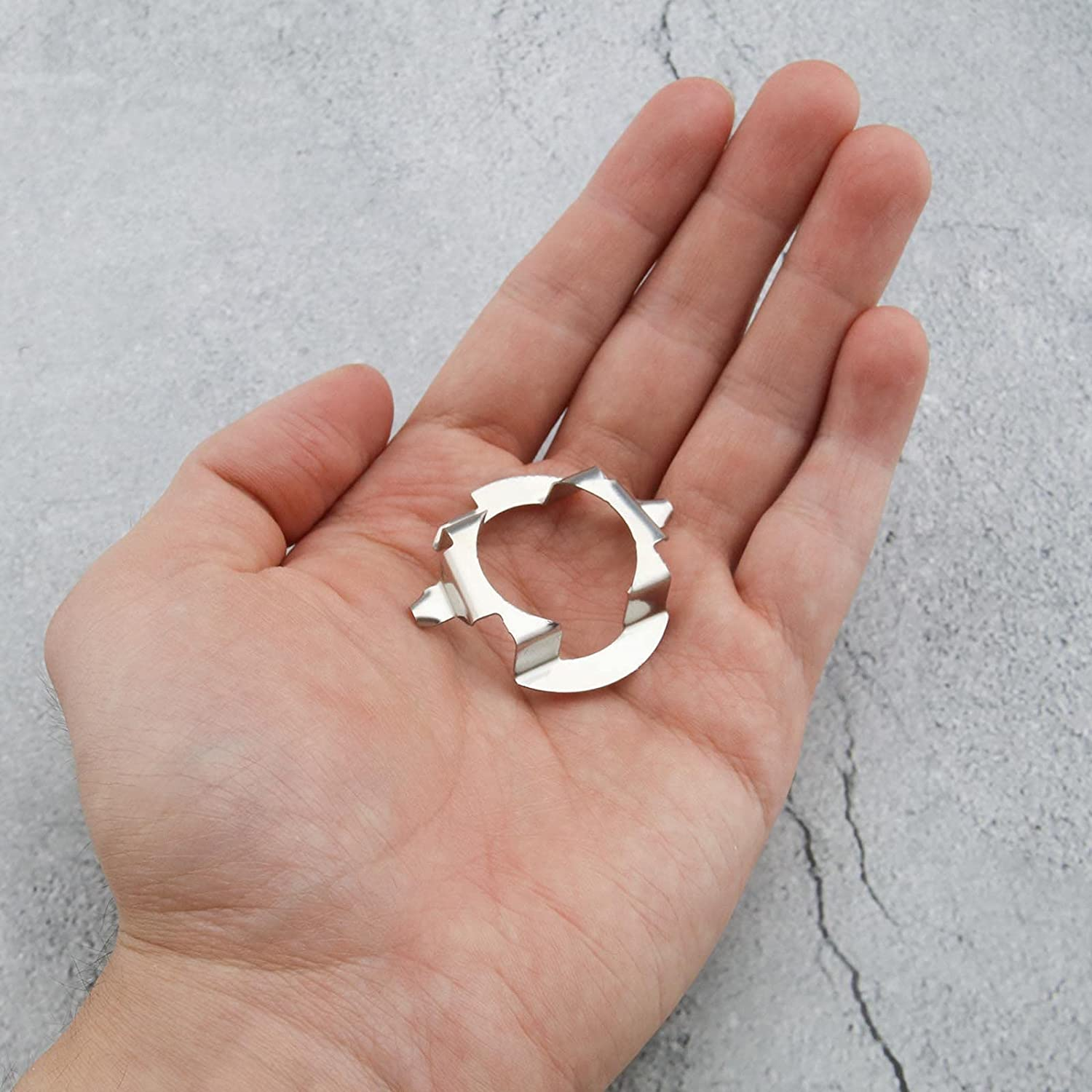 SING F LTD 2Pcs H7 LED Headlight Bulb Retainers Holder Adapter Compatible with Jetta Compatible with Benz