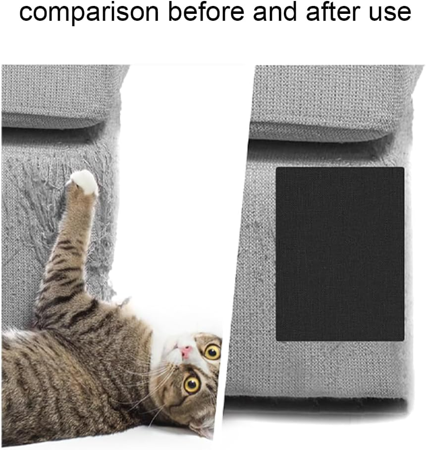 5Pcs 20X10Cm Black Leather Repair Patch, Self-Adhesive PU Leather Repair Patch Leather Repair Kit Waterproof Stain-Proof, Easy to Cleanfor for Sofa Chair Furniture, Car Seat, Jackets, Handbags (Black) image number 4