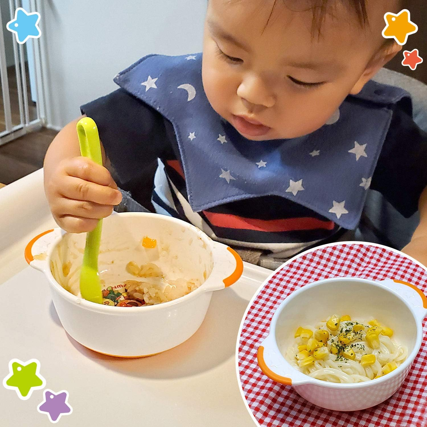 Lec Anpanman Small Bowl 5.5 X 4.3 X 2.0 Inches (14 X 11 X 5 Cm), Microwave, Dishwasher, and Boil Disinfection Safe image number 1