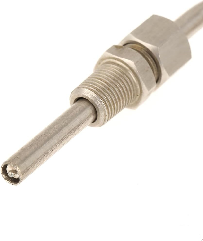 1/8 EGT K-Type Thermocouple,Stainless Steel Probe Thermocouple Temperature Sensors Connector,Adjustable Pressure Lock Exhaust Gas Temp Probe Thermocouple image number 5