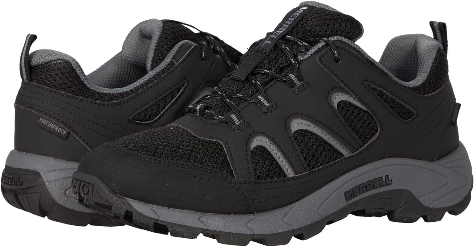 Merrell Kids' Oakcreek Low Lace Waterproof Hiking Sneaker image number 1