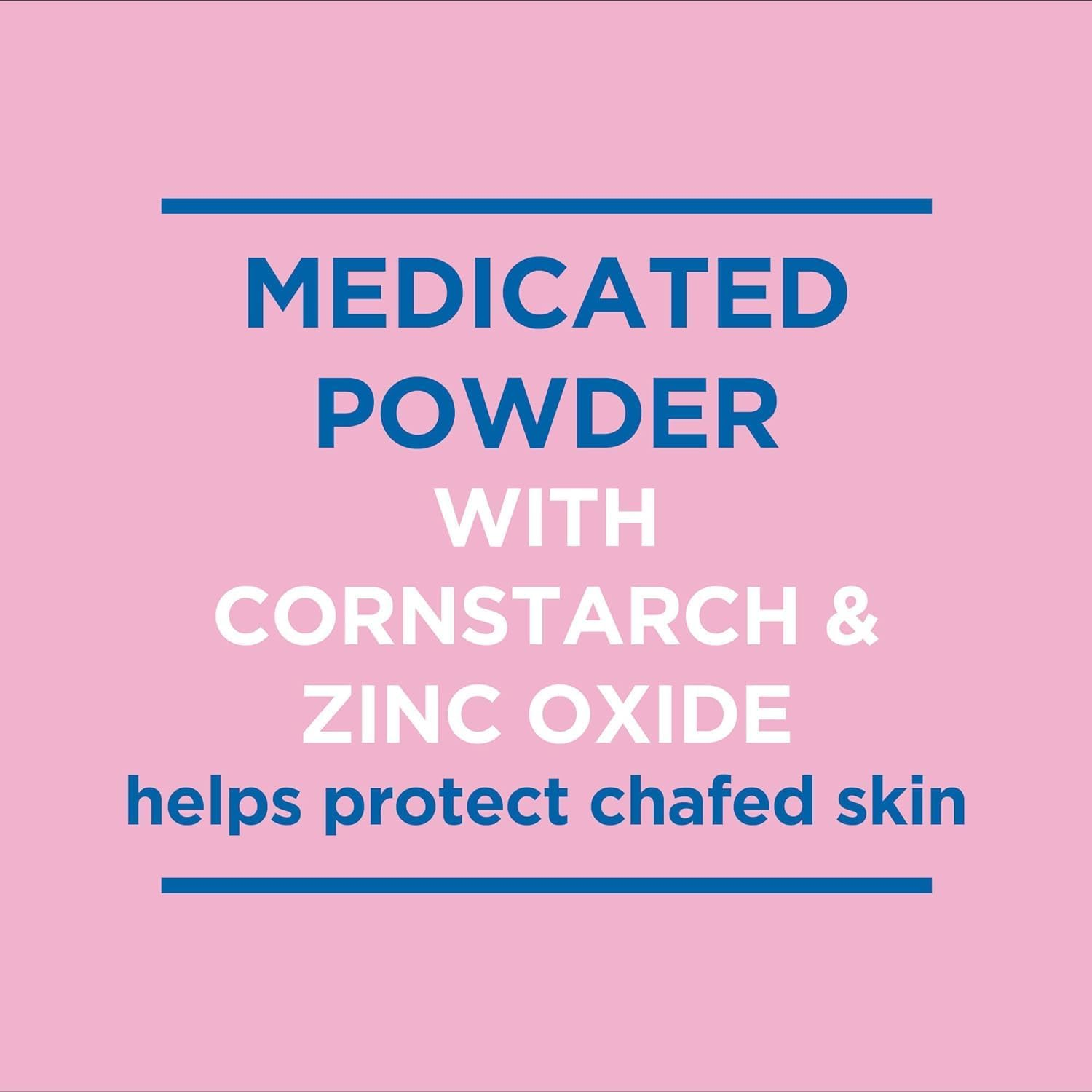 Caldesene Medicated Protecting Powder with Zinc Oxide & Cornstarch 5 Oz (Pack of 2)