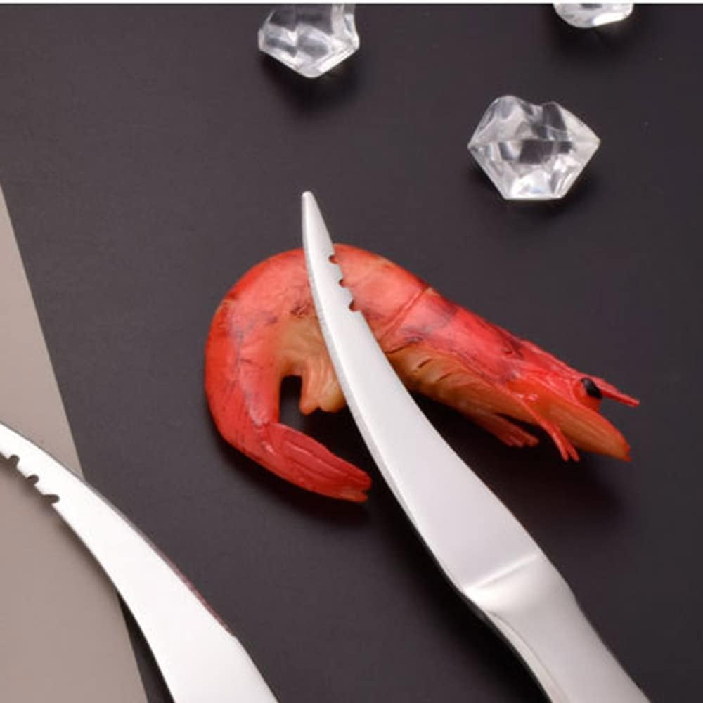 Shrimp Knife, Intestine Stripper, Deveiner Tool, Cleaning Fish Belly Tool Prawn Peeler Deveiner,Prawn image number 3