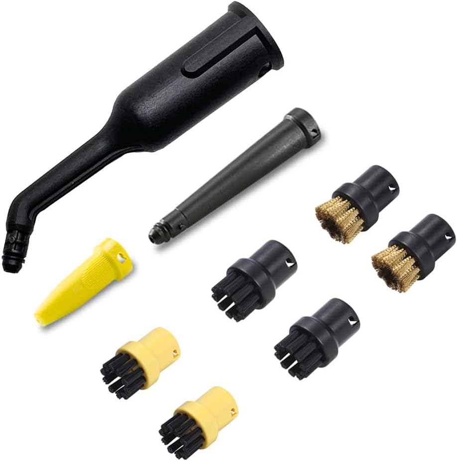 For Karcher SC1 Replacement Accessories Nozzle Brush,Stubborn Stain Remove Durable Nylon Brush Nozzle Set for Karcher SC1 SC2 SC3 SC4 Steam Cleaner Part (Set 3) image number 4
