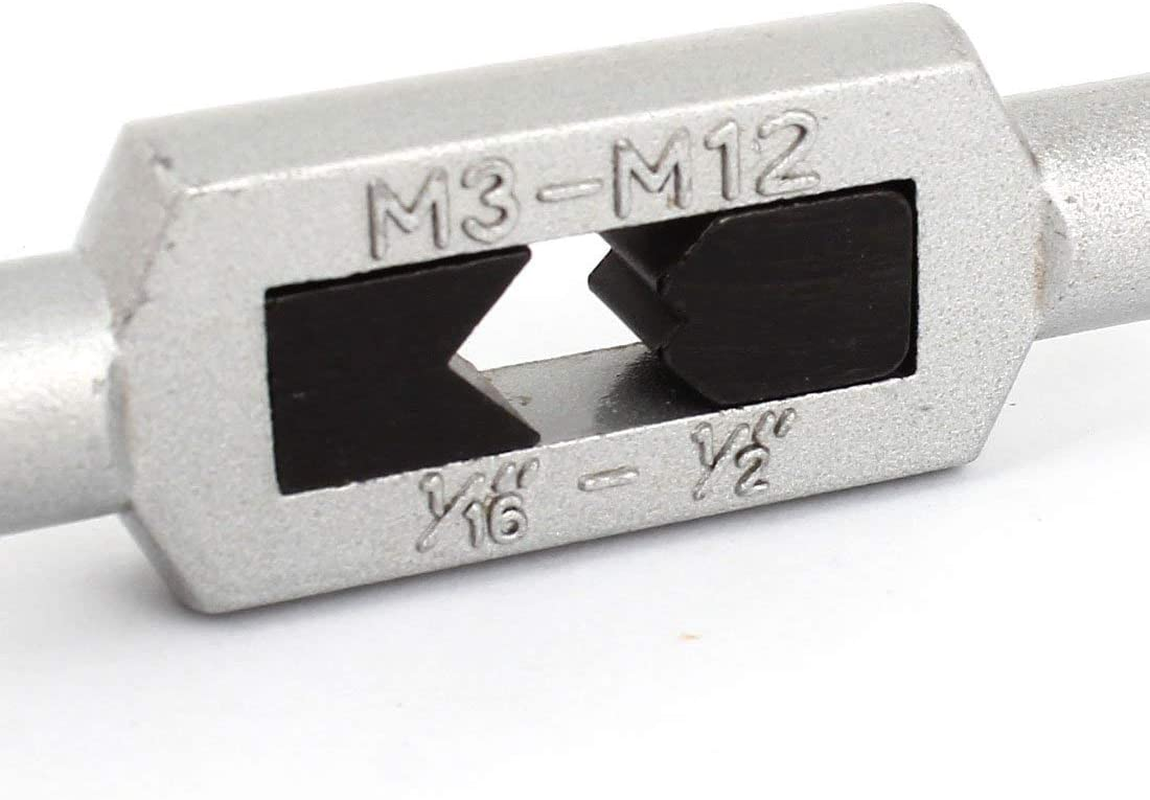 M3-M12 1/16"-1/2" Tap Capacity Nonslip Adjustable Tapping Handle Wrench image number 2