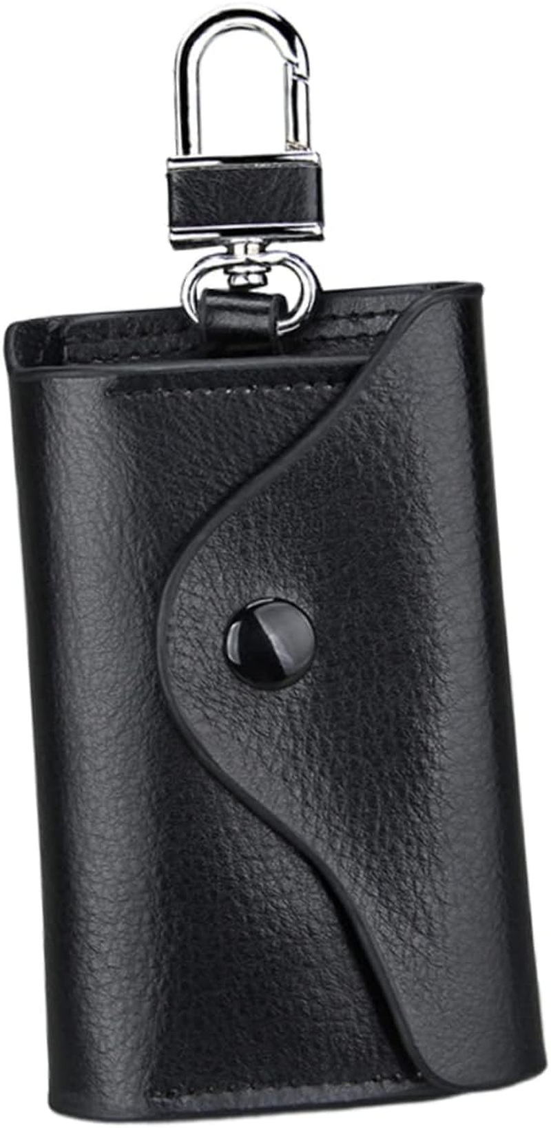 Card Wallets Universal Leather Key Chain Holder Wallet Case Car Bag Pack Hanging Waist Pouch Buckle Bracket Box