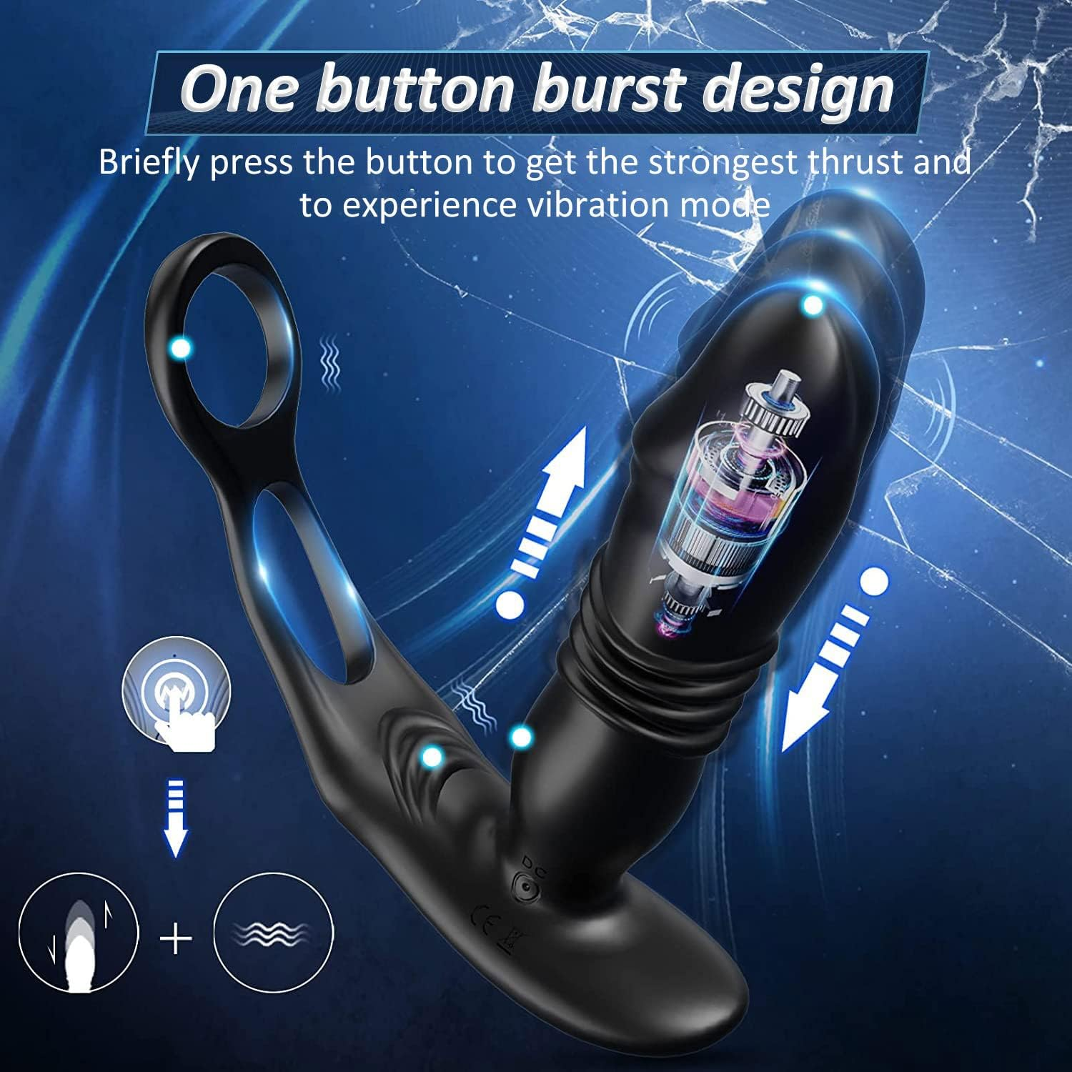 Portable Toy Plug for Men Women Couples Soft Gift Adult Sillicone Toy for Men image number 3