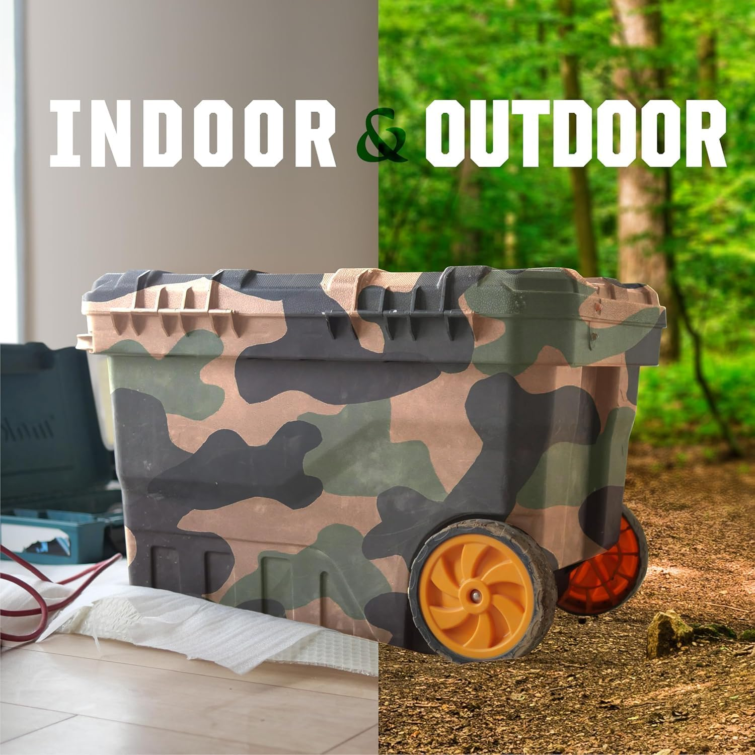 Rust-Oleum Camouflage Spray Paint 340G - Khaki, Flat Non-Reflective Finish, Multi-Surface for Metal, Wood & Masonry &ndash; Fast-Drying for Durable Outdoor Use - Camouflage image number 7