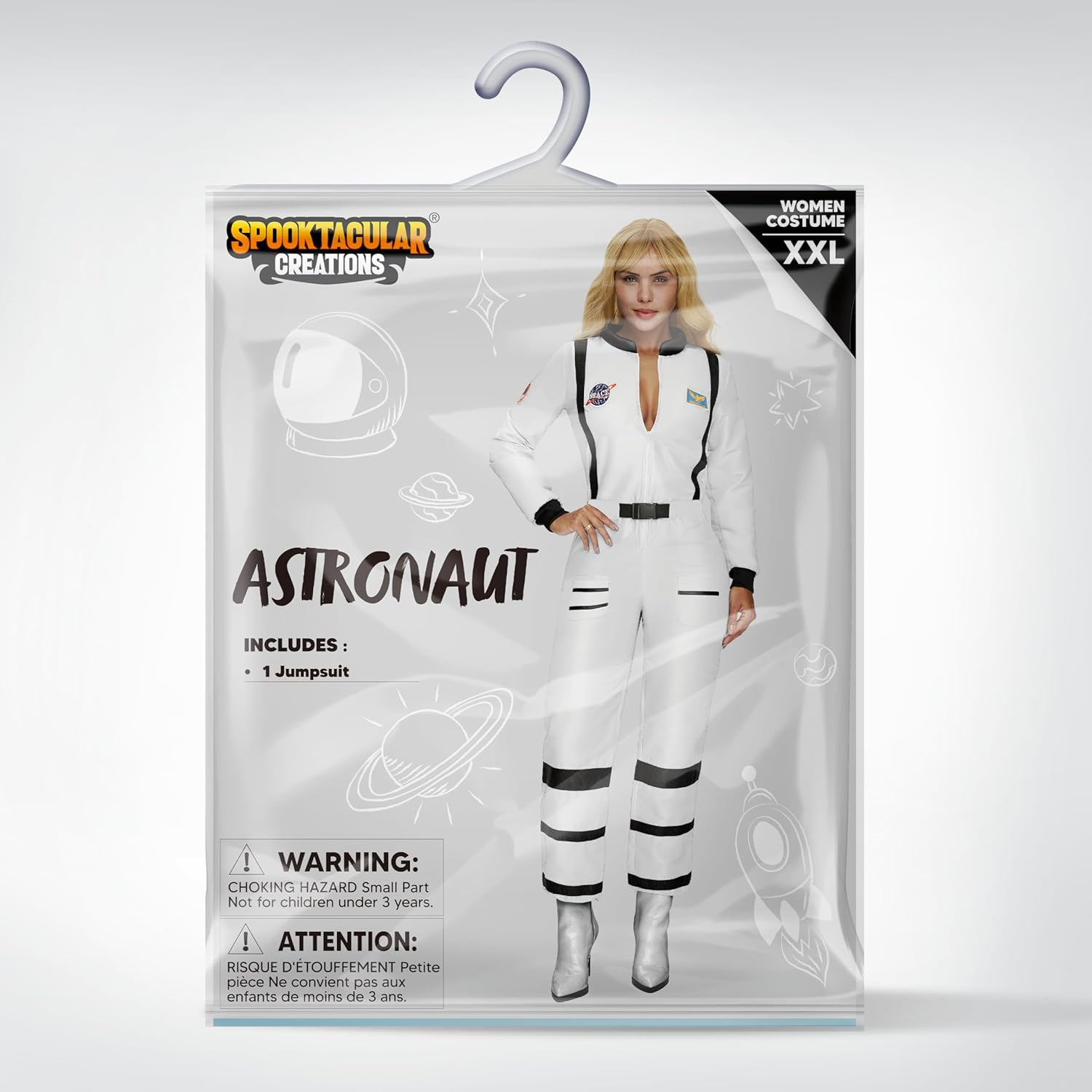 Spooktacular Creations Adult Astronaut Costume Women, Womens Halloween Costumes 2025