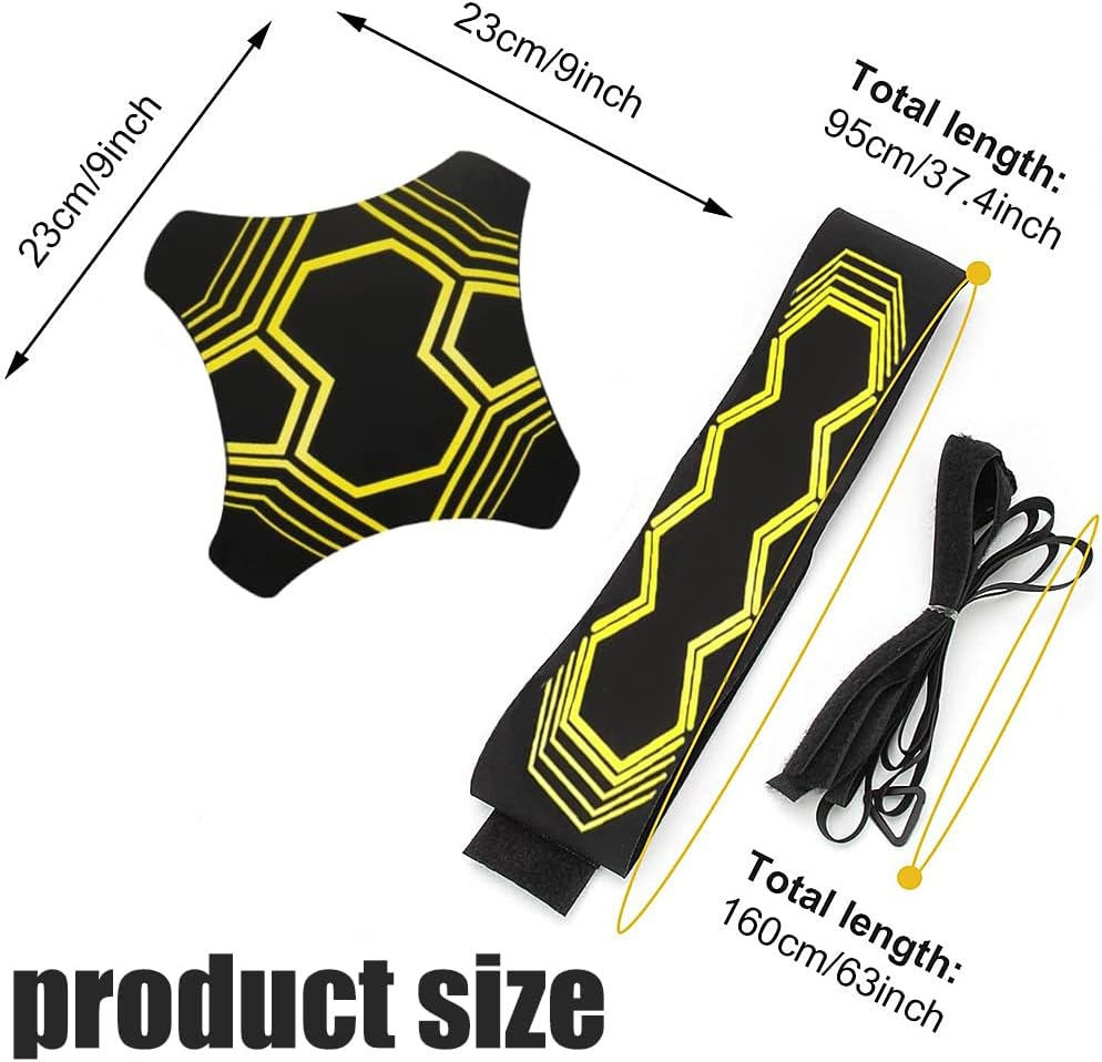 Soccer Training Belt,Kiwinvou Solo Soccer Volleyball Rugby Training Equipment,Adjustable Soccer Trainer Kicking Belt for Kids Adults Beginner image number 5