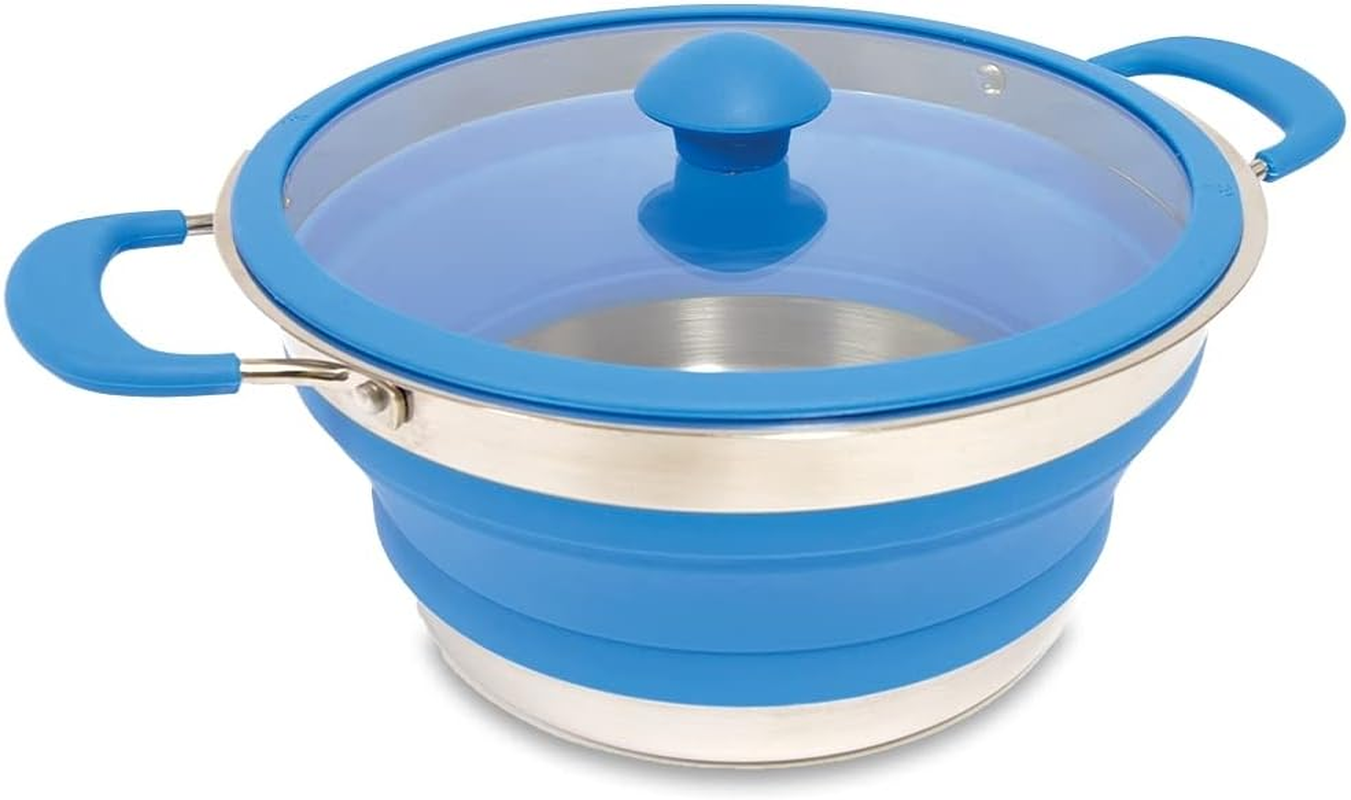 Popup Stainless Steel Cooking Pot, 3 Liter Capacity image number 1