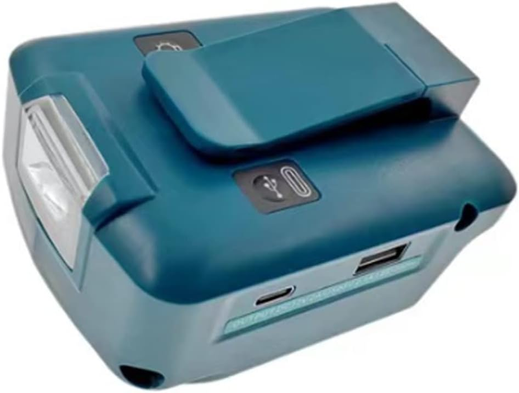 Battery Adapter for Ma-Kita 18V ADP05 with & USB Charger & 12V DC Port & Type C Connector & 3W image number 4