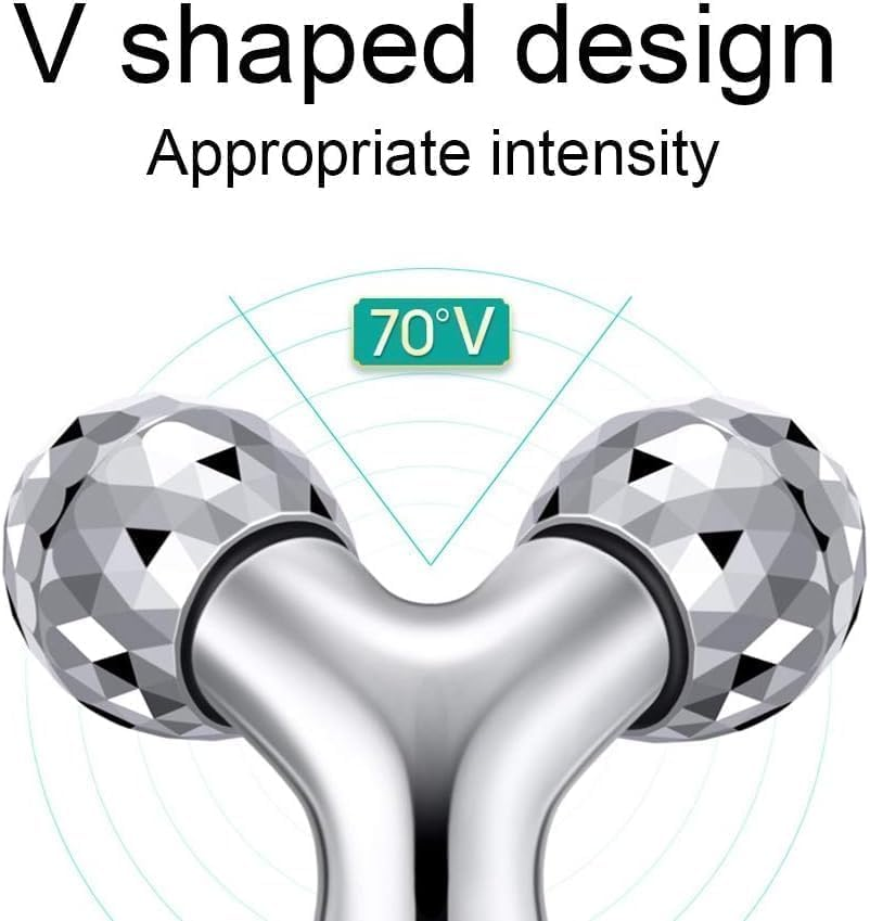 3D Facial Body Massager Rollers, Facial Lifting Massager, Body Massager Firming Tools, Gua Sha Massager Facial Roller Ball Face-Lift Tightness Skin Facial Beauty Tool for Kneading image number 1