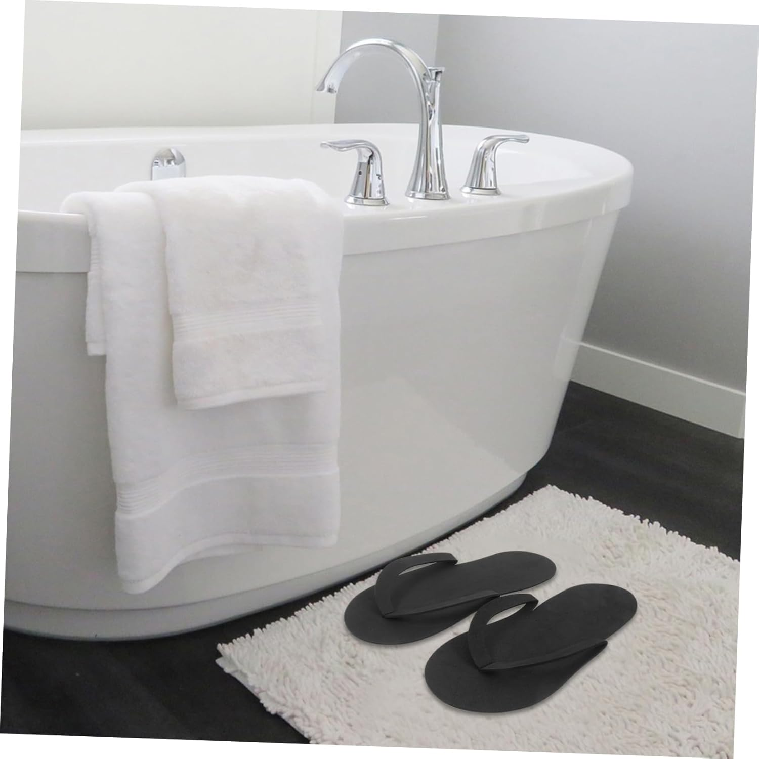 Foldable EVA Travel Slippers for Men and Women Bulk Purchase Soft Comfy Non Slip Spa Gym Pool Sandals for Hotel Home Beach Use image number 4