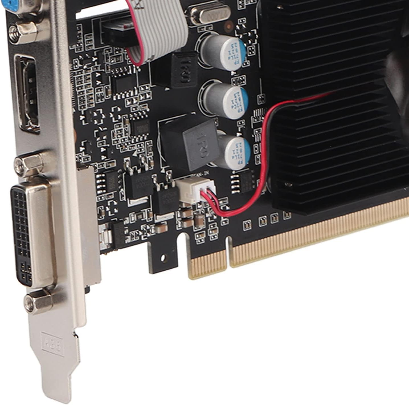 Graphics Card, GT610 2GB DDR3 64 Bit Gaming Graphic Cards with Low Noise, PCI Express X16 Computer Graphic Cards for Desktop, 1000MHZ Core Frequency (GT610 2GD3 64BI) image number 5