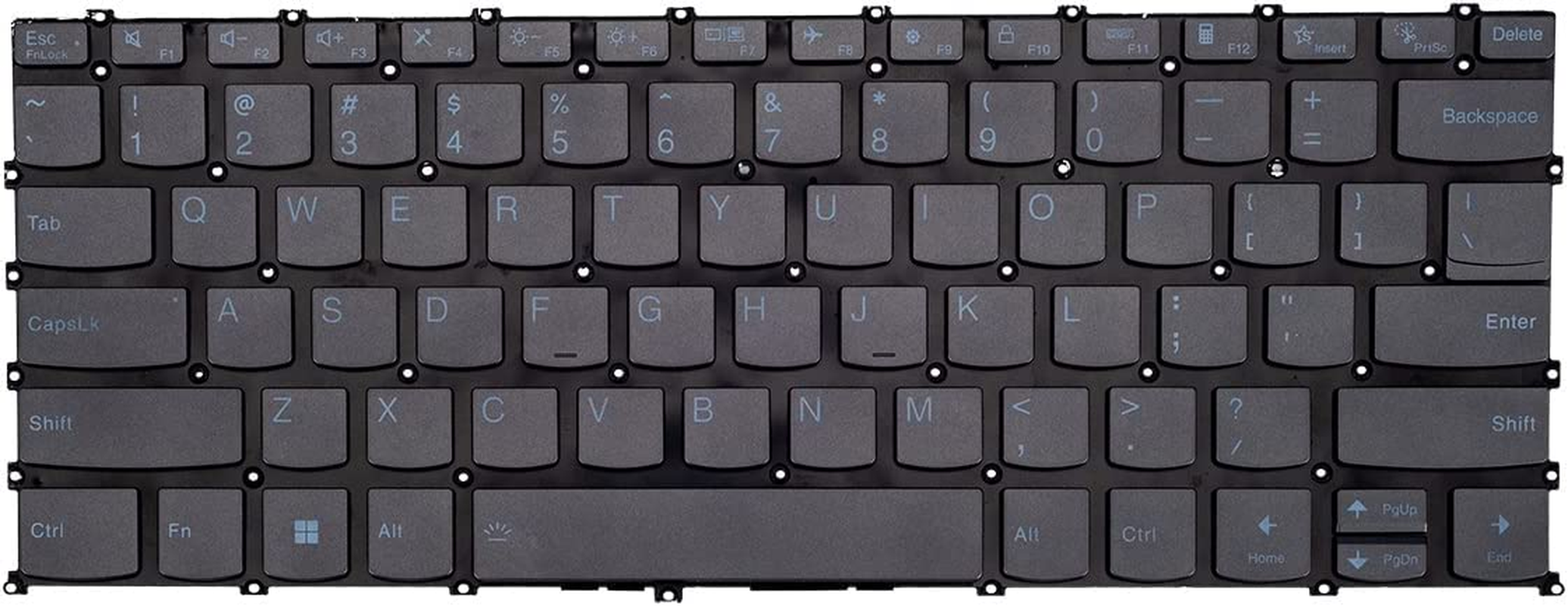Lenovo Replacement Keyboard for Flex 5 & Ideapad 5 - Backlit US Layout image number 1