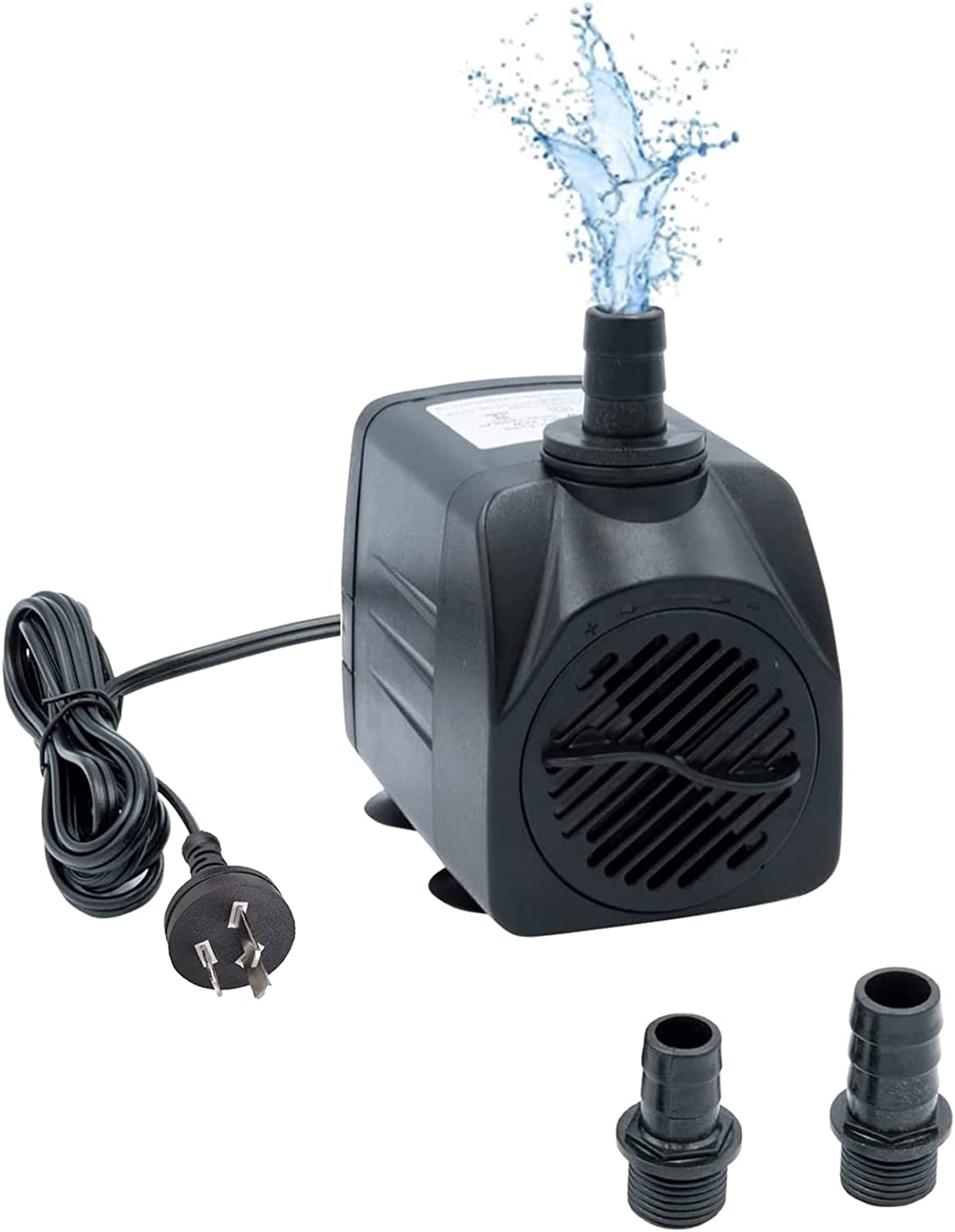 Submersible Pump, 25W Ultra Quiet Water Pump Small Submersible Pump for Fish Tank, 1800L/H Pond,Aquarium, Fountain, Statuary, Hydroponics image number 4