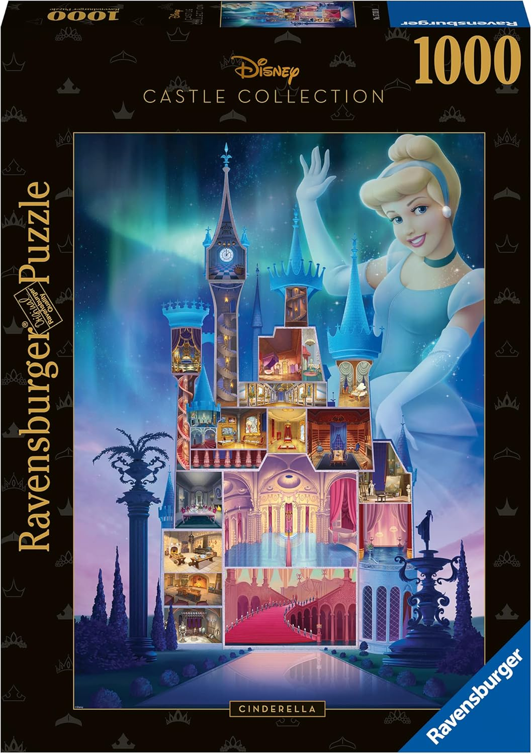 Ravensburger Disney Castles Cinderella 1000 Piece Jigsaw Puzzle for Adults & Kids &ndash; Premium Quality, Softclick Technology image number 2