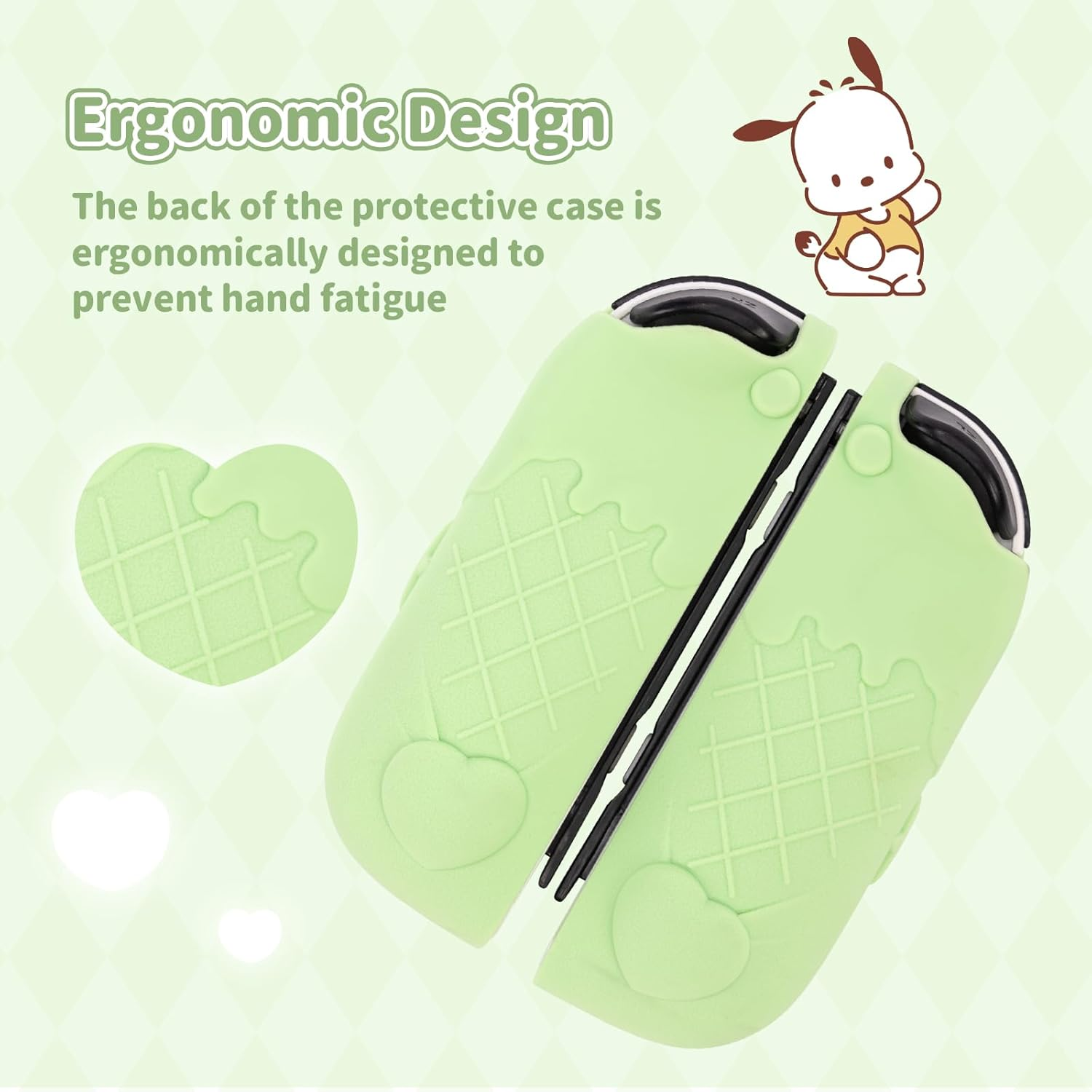 Switch Game Console Controller Skin,Soft Silicone Protective Cover Case,Cute Anti-Scratch Protective Case for Switch/Oled Joystick Controllers image number 2