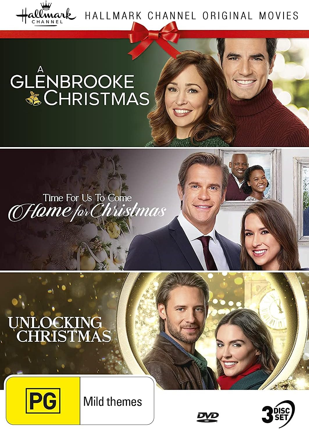 Hallmark Christmas 3 Film Collection (A Glenbrooke Christmas/Time for Us to Come Home for Christmas/Unlocking Christmas)