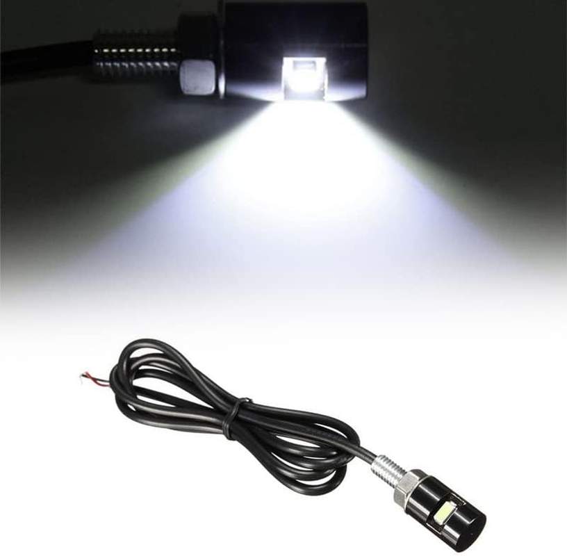 4PCS LED License Number Plate Light Screw Bolt Bulbs SMD for Car Motorcycle image number 1