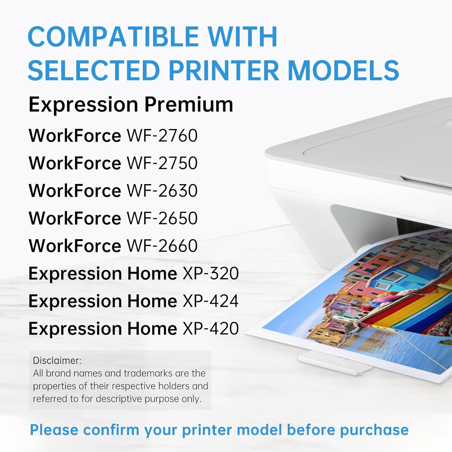 LEMERO Remanufactured Ink Cartridge Replacement for Epson 220 220XL - for Epson Workforce WF-2750 WF-2760 WF-2630 WF-2650 XP-420 XP-320 WF-2660 XP-424 (Black Cyan Magenta Yellow, 4 Pack) image number 6