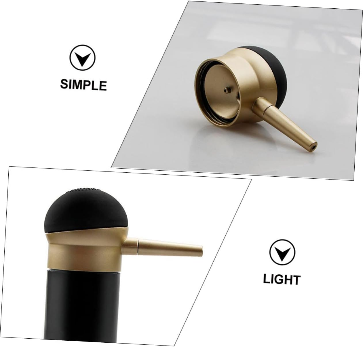 NOLITOY Hair Volumizer Fiber Nozzle Additional Hair Fiber Applicator for Grey Coverage image number 3