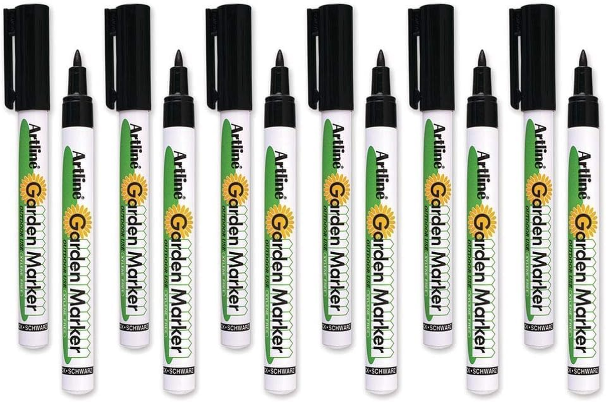 Artline Garden Marker EK-780 Waterproof Black Ink 0.8Mm Writes on All Surfaces image number 5