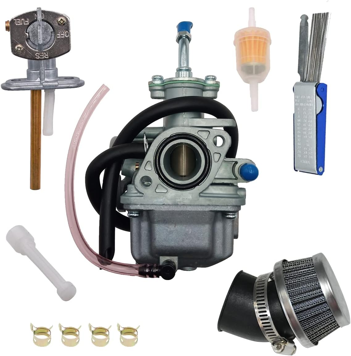 Partman Carburetor YFM80 Compatible with Yamaha Raptor 80 YFM80R YFM80 YFM50 ATV Quad Carby 2002-2008 Carb with Filter(Fits: YFM80) image number 2
