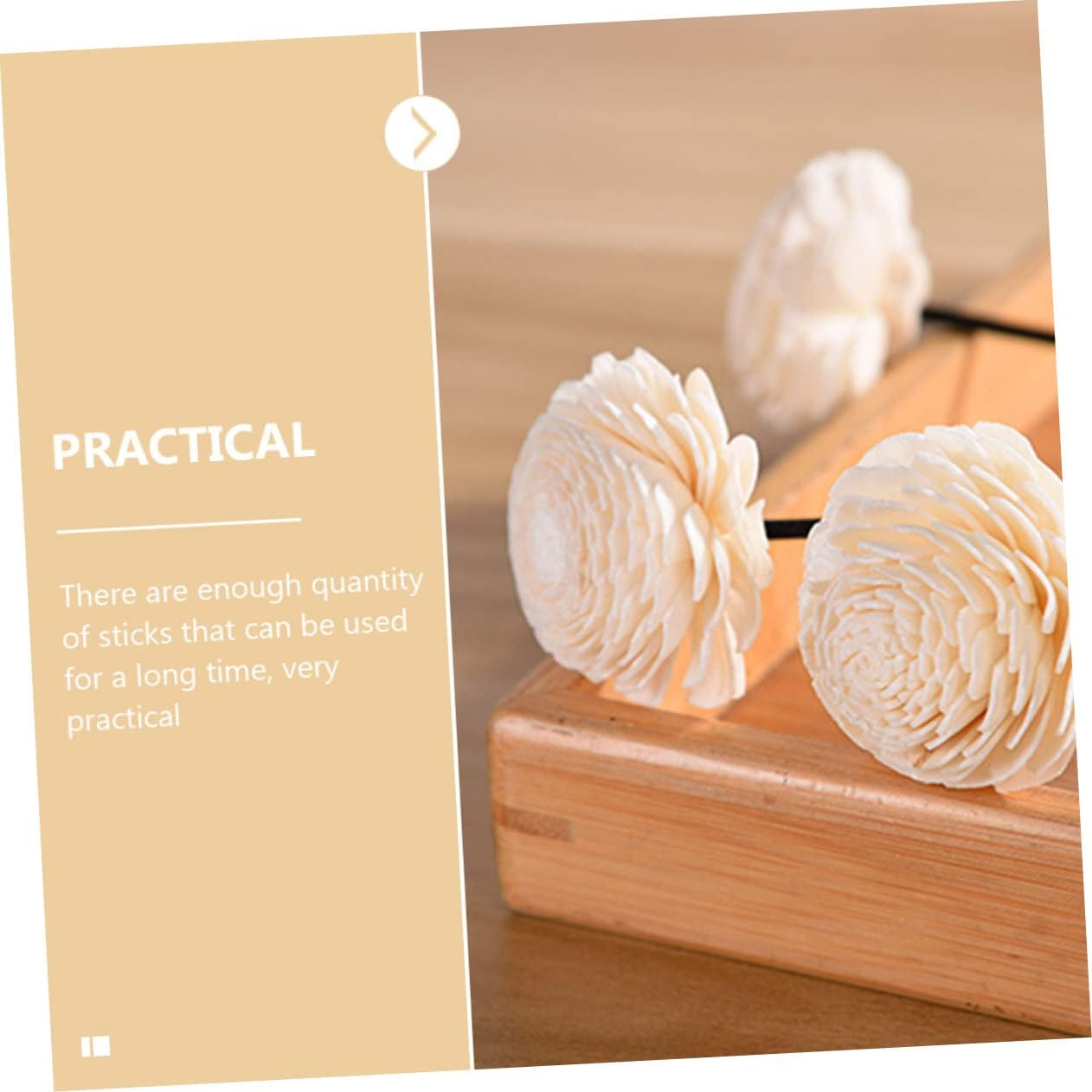 8Pcs Simulated Aromatherapy Flowers Household Diffuser Sticks Replaceable Diffuser Reeds for Essential Oil Aroma Sticks Decorative Aroma image number 6