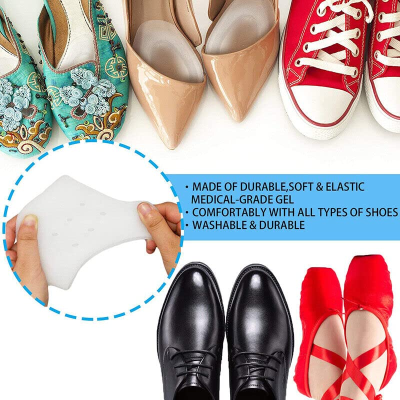 AIMALL 1 Pair Silicone Gel Heel Socks for Cracked Feet and Pain Relief &ndash; Reusable Foot Care Sleeves for Plantar Fasciitis, Heel Spurs, Moisturizing Skin Protector image number 6