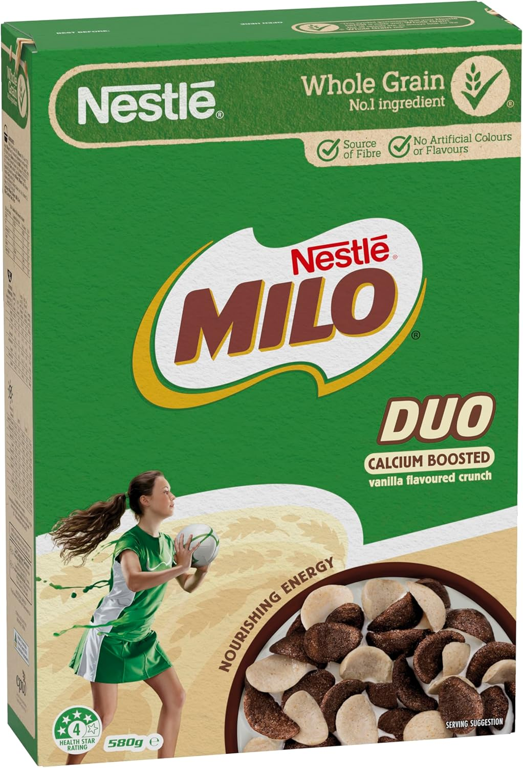 Nestle Milo Duo Cereal, 580 G image number 1