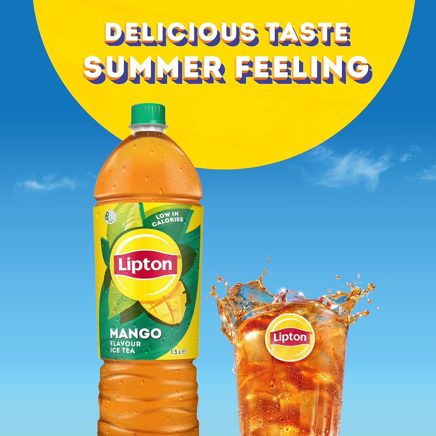 Lipton Mango Flavoured Ice Tea 1.5 Litre 6 X 1.5L image number 1