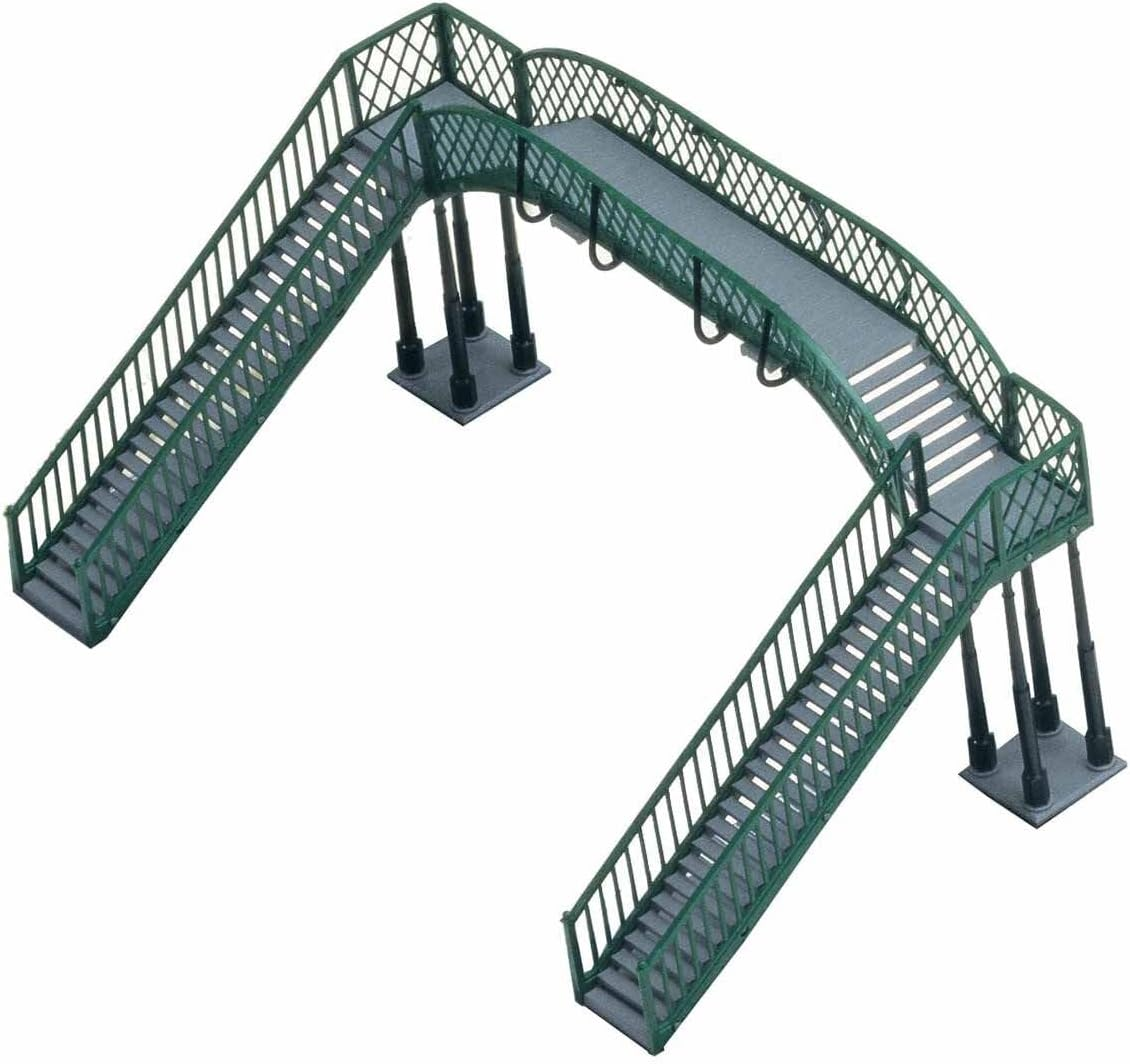 Hornby 1:76 Scale 00 Gauge Foot Bridge, Grey