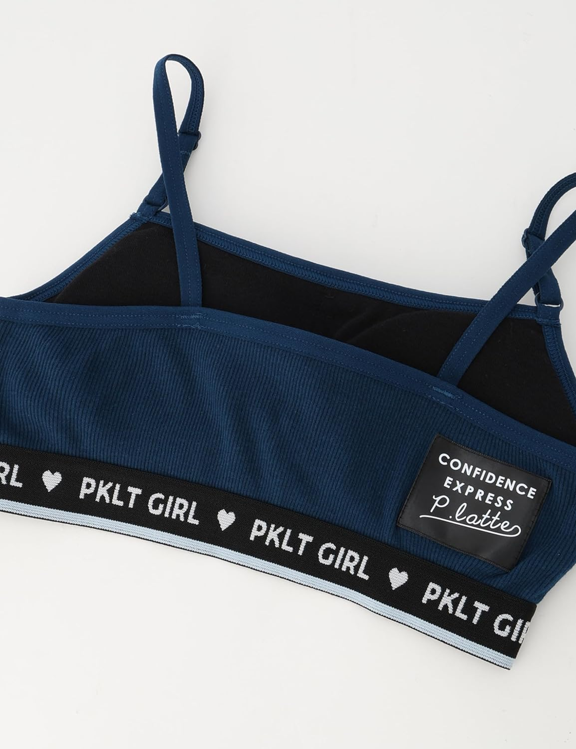 Pink-Latte(ピンクラテ) Pinklate 15138038485140 Girls' Underwear, 1P Bra, Navy, Navy, 140 image number 2