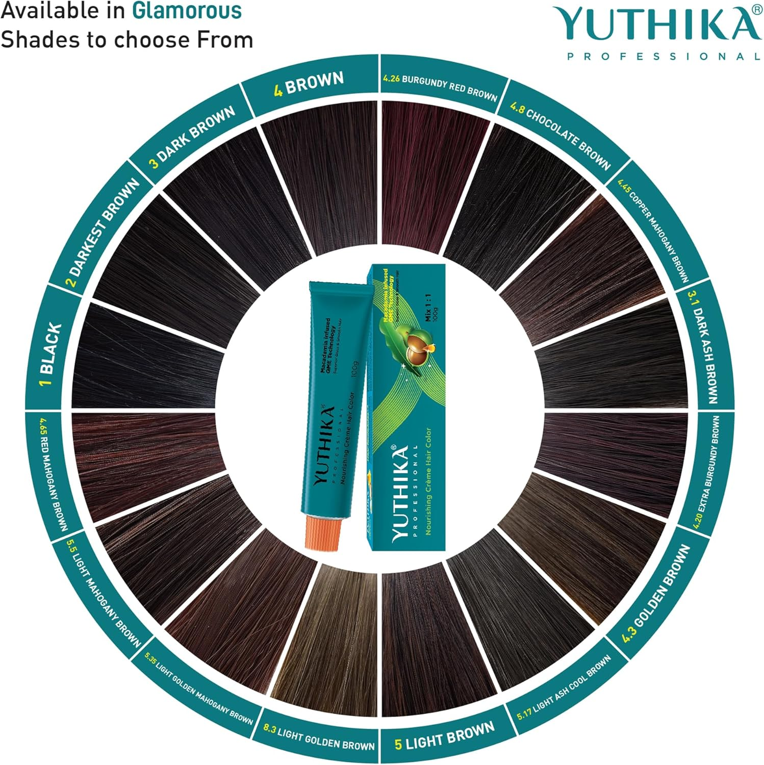 Yutika Professional Creme Hair Color 100Gm Light Beige Blonde 8.13 - Light Beige Blonde 8.13 image number 5