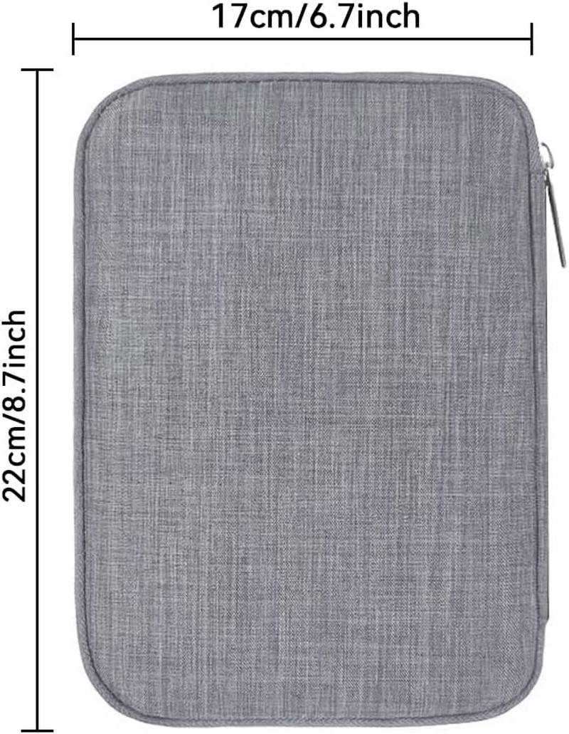 Watch Band Organizer Bag Watch Dial Organizer Data Cable Hard Drive Travel Organizer Bag (Gray) image number 5