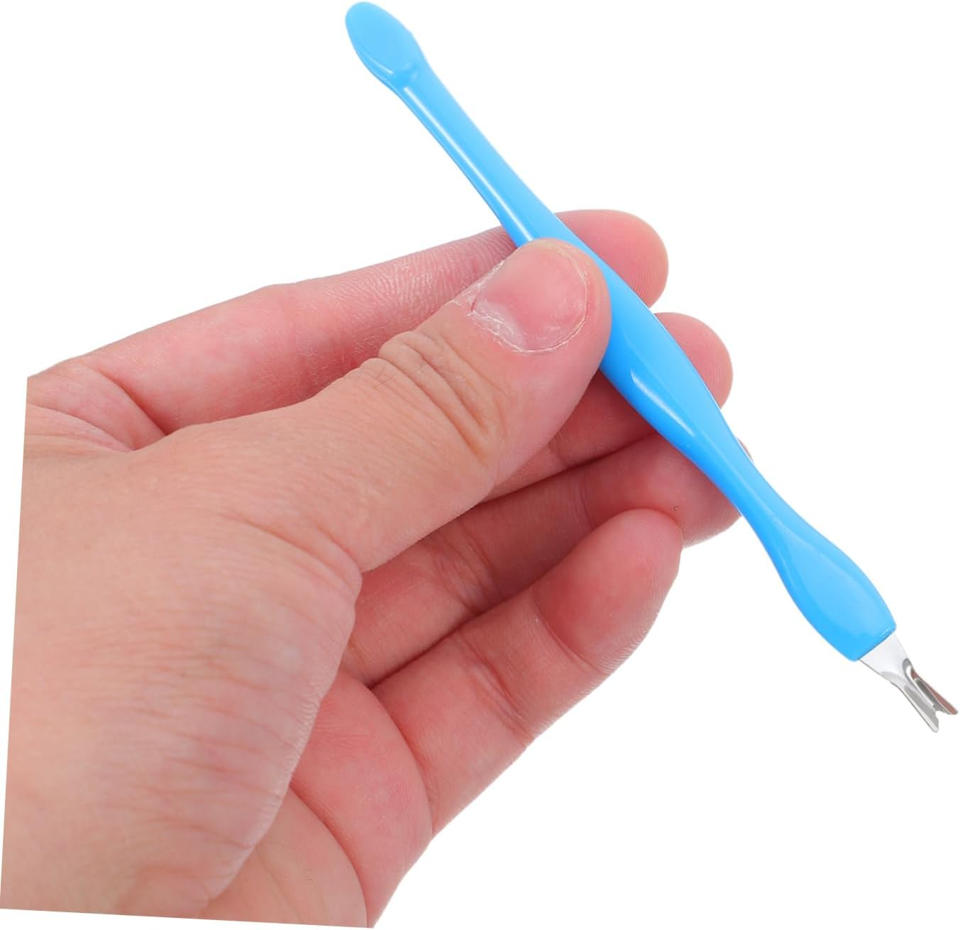 24Pcs Cuticle Remover and Trimmer for Manicure Stainless Steel Dead Skin Fork Nail Grooming Tool Comfortable Grip for Cuticle Care and Nail Maintenance image number 6