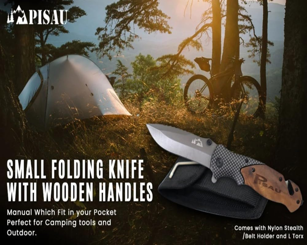 Lightweight Folding Pocket Knife Versatile Tool for Camping, Climbing, Fishing, and Survival image number 4