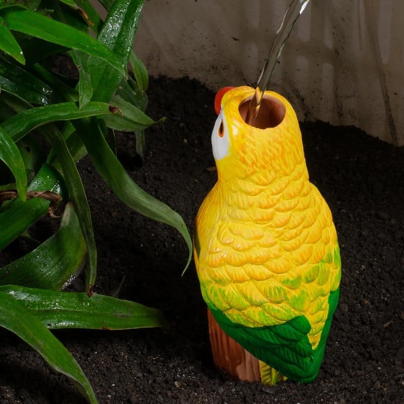 Terracotta Watering Spike Set, Self Watering Planter Insert, Automatic Plant Watering Devices for Vacation Care, Garden/Office/Outdoor/Indoor Plant Decoration 4PCS image number 6