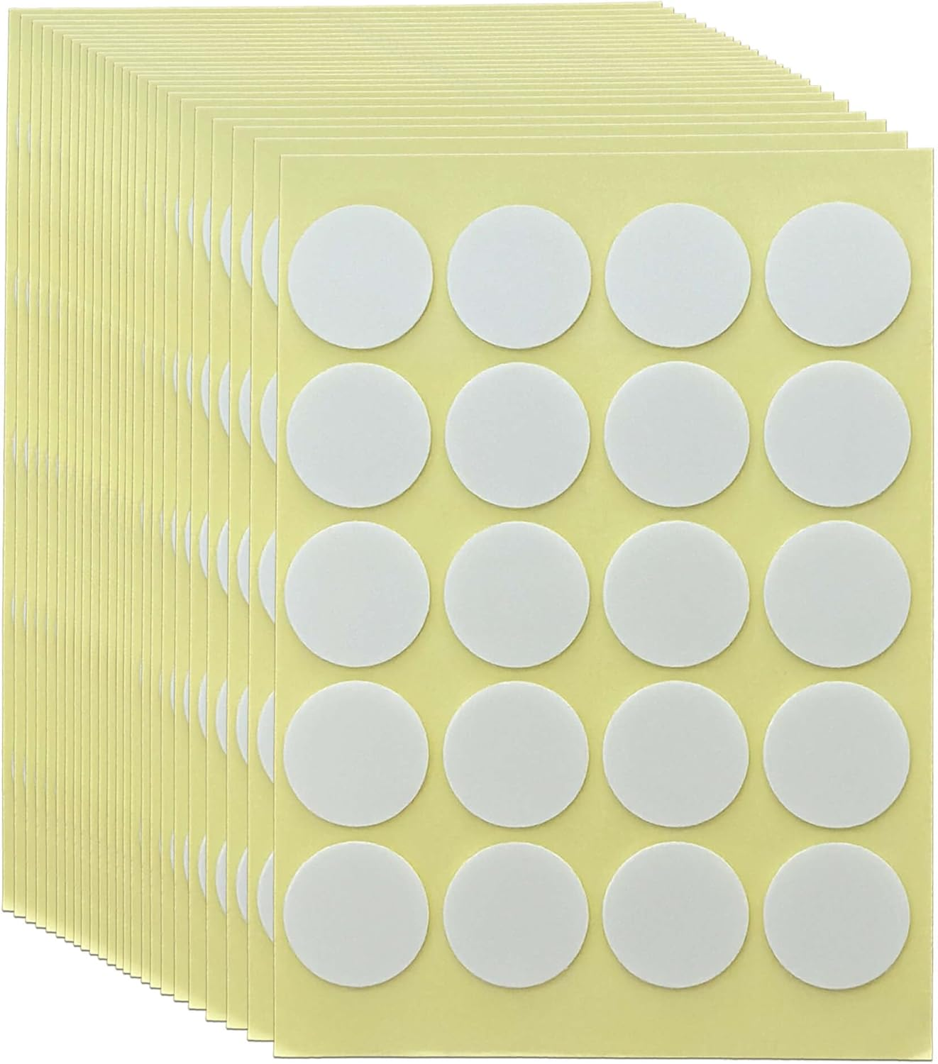 480PCS Candle Wick Stickers, White, Heat Resistant, Double-Sided, Self-Adhesive, Indoor Use, Candle Making Supplies image number 2