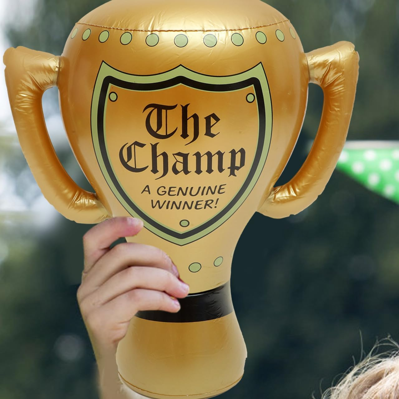 Outanaya Inflatable Trophy Toy Pvc Material Portable Prize Cup for Kids Sports Events Party Favor Game Prop image number 3