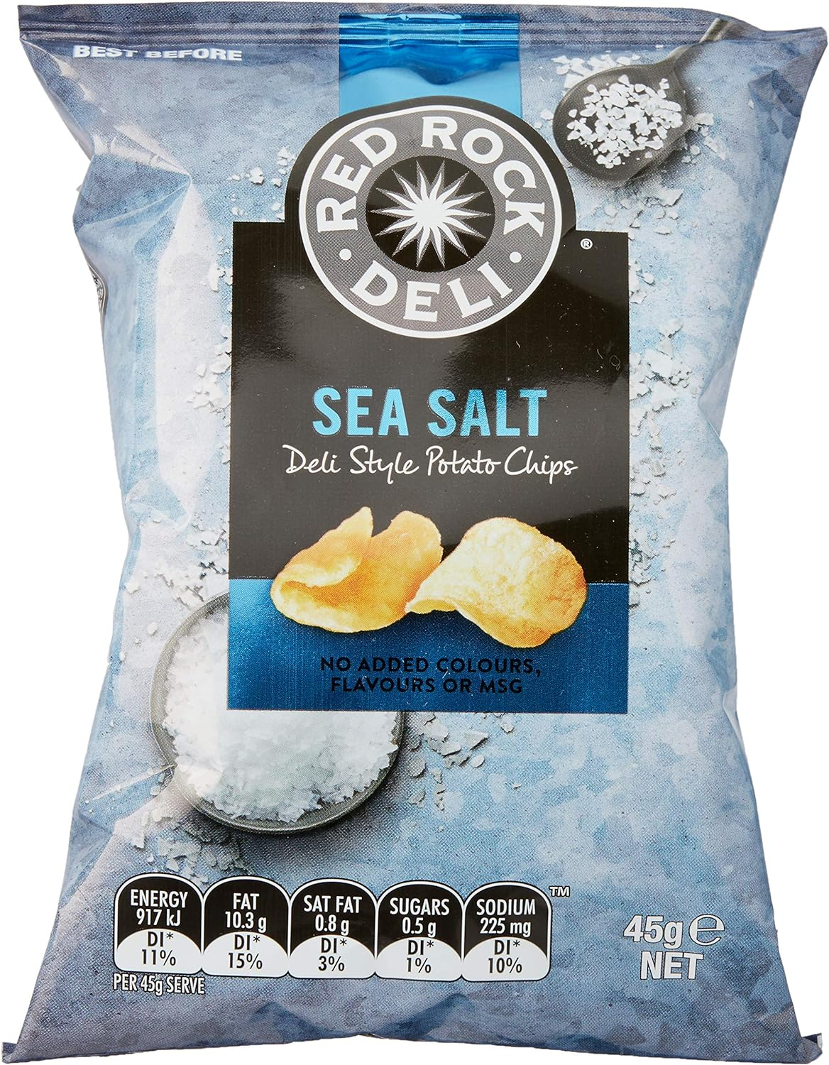 Red Rock Deli Sweet Chilli and Sour Cream Potato Chips 45 G (Pack of 18) image number 3