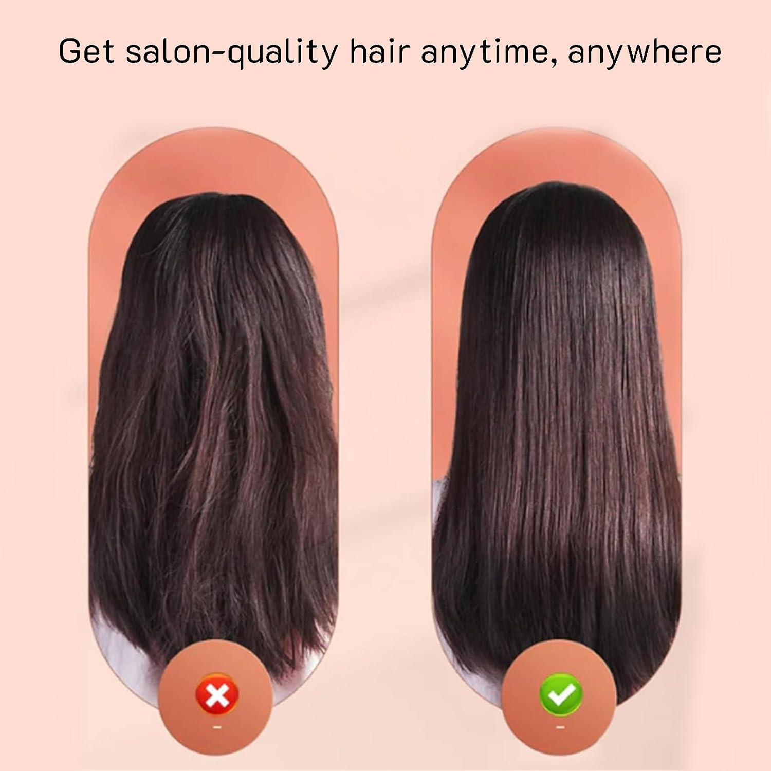 Mini Curling Iron, Mini Dual Purpose Curling Iron, 2024 New 2-In-1 Mini Cordless Curling Iron, Portable Travel Curling Iron Mini, Ceramic Mini Hair Curler, Curling Wand/Straightener, USB (Yellow) image number 3