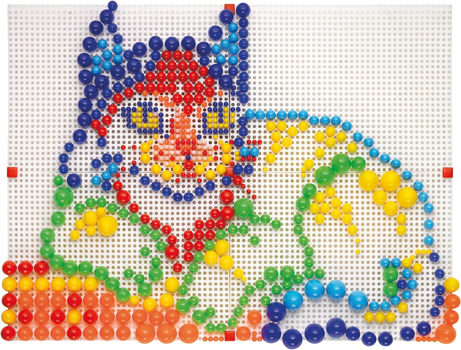 QUERCETTI 0880 Quercetti-0880 Fantacolor Modular 4-Kids' Mosaic Kits-Steam Toy image number 3