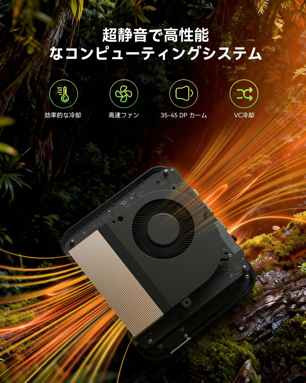 AOOSTAR MACO Mini PC Ryzen 7 Pro 6850H (8C/16T, up to 4.7Ghz) 24GB Lpddr5-6400Mhz 1TB SSD, Mini Desktop Computers Has 2X USB4, Dual 2.5G LAN, Oculink, 4X USB, 4-Screen Display (Pro 6850H 24GB+1TB) - Pro 6850H 24Gb+1Tb image number 6