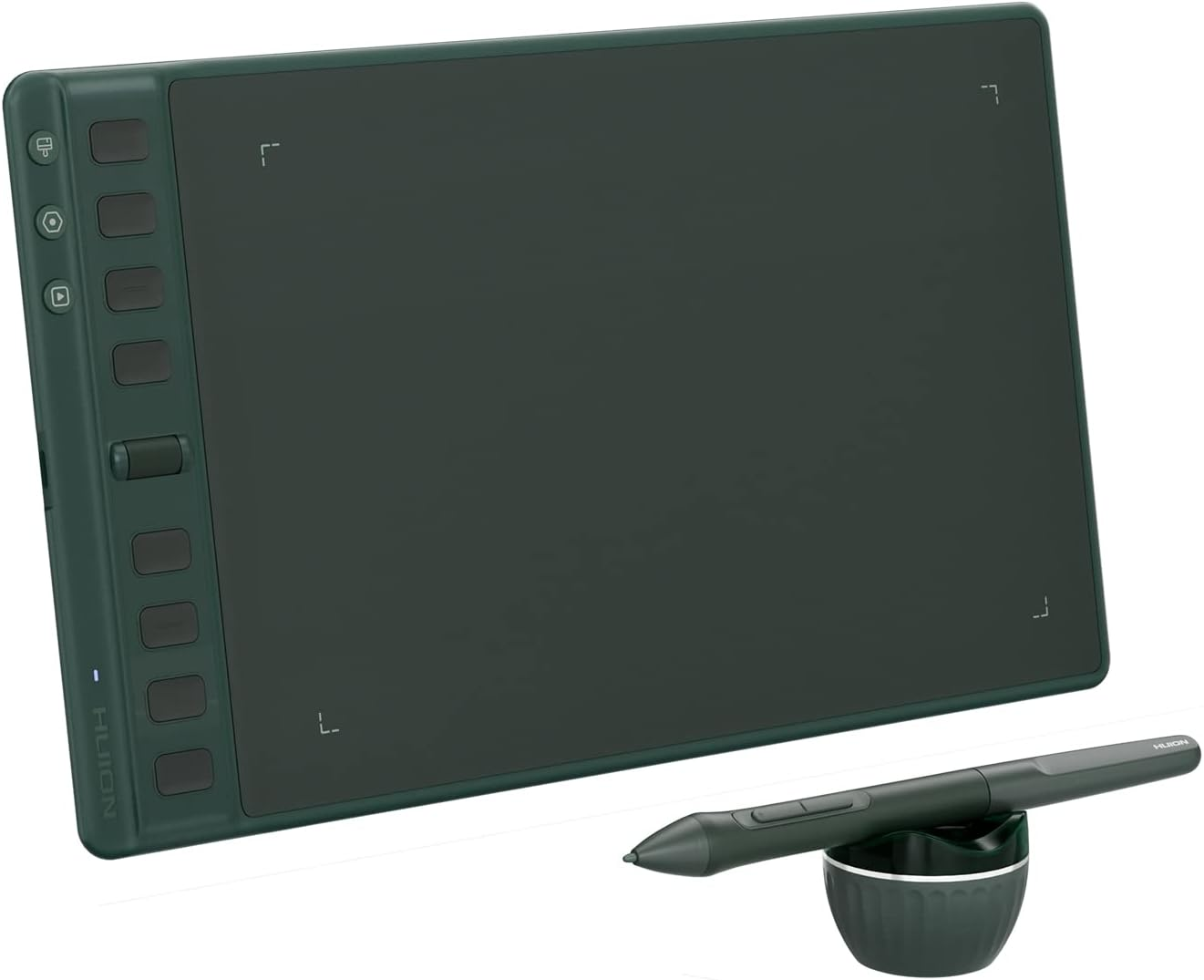 HUION Inspiroy 2 Small Drawing Tablet with Scroll Wheel 6 Customized Keys Battery-Free Stylus for Digital Art, Design, Photo Editing, 6X4 Graphics Tablet Works with Mac, PC & Moible, Pink