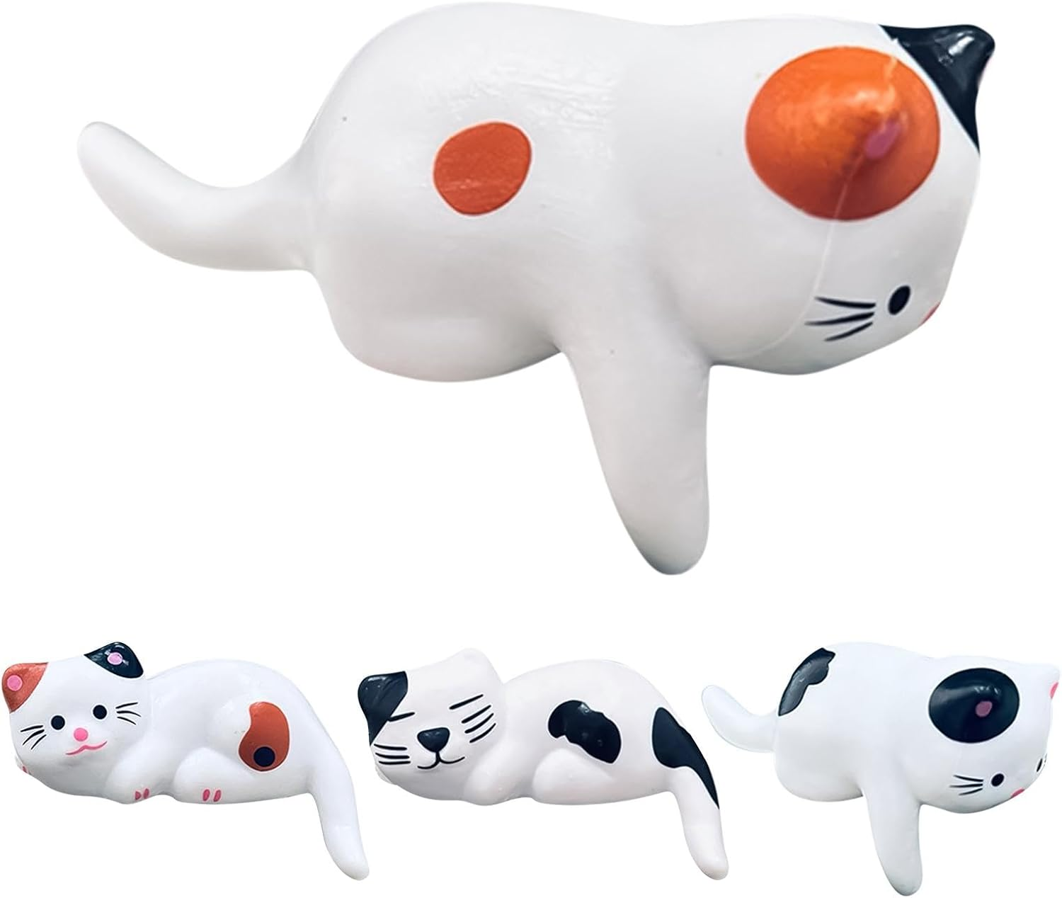 Miniature Cat Figurines - Cute Kitten Statue for Home Decor, for Cat Lovers image number 2