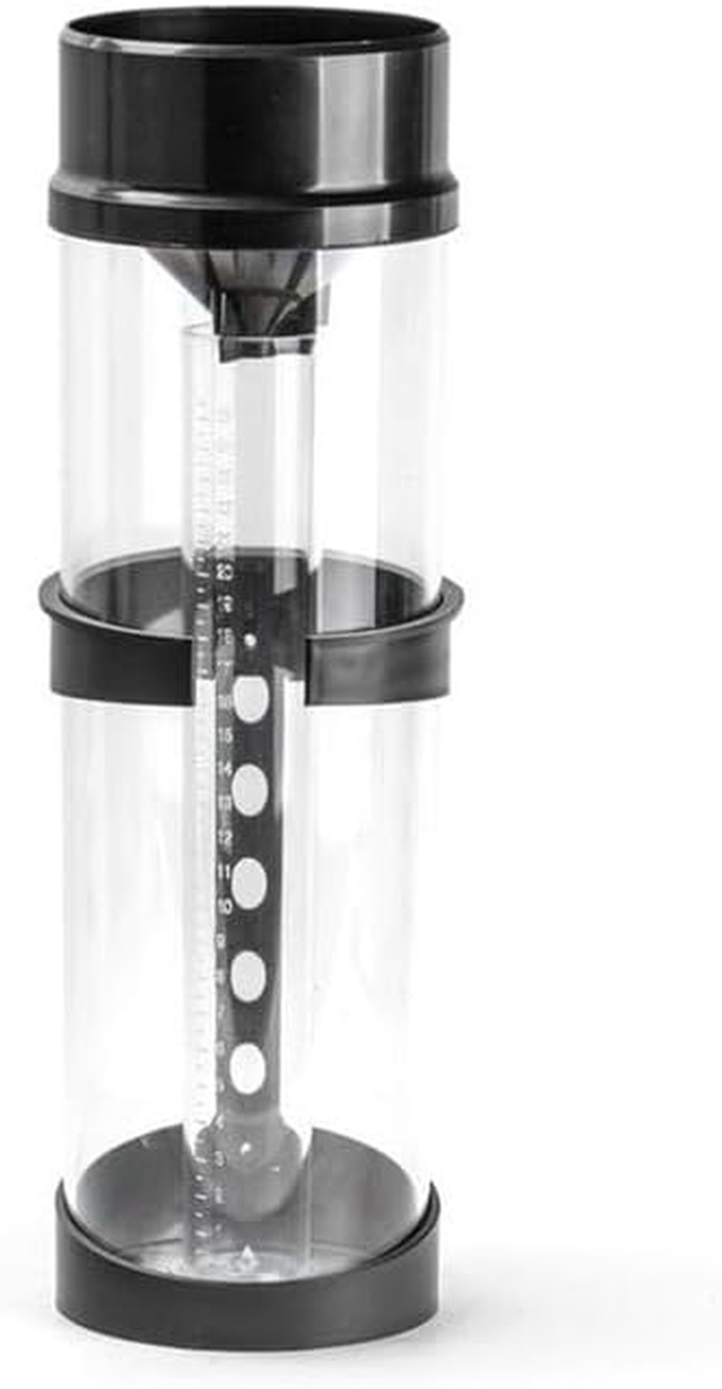 Professional Rain Gauge Cylinder with Overflow Protection, 250Mm Capacity, 1Mm Increments for Rainfall Measurement with Mounting Attachments image number 1