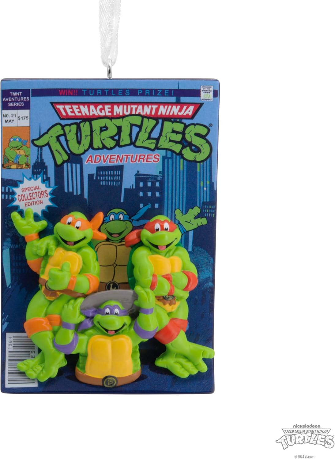 Hallmark Nickelodeon Teenage Mutant Ninja Turtles Comic Book Christmas Ornament image number 3